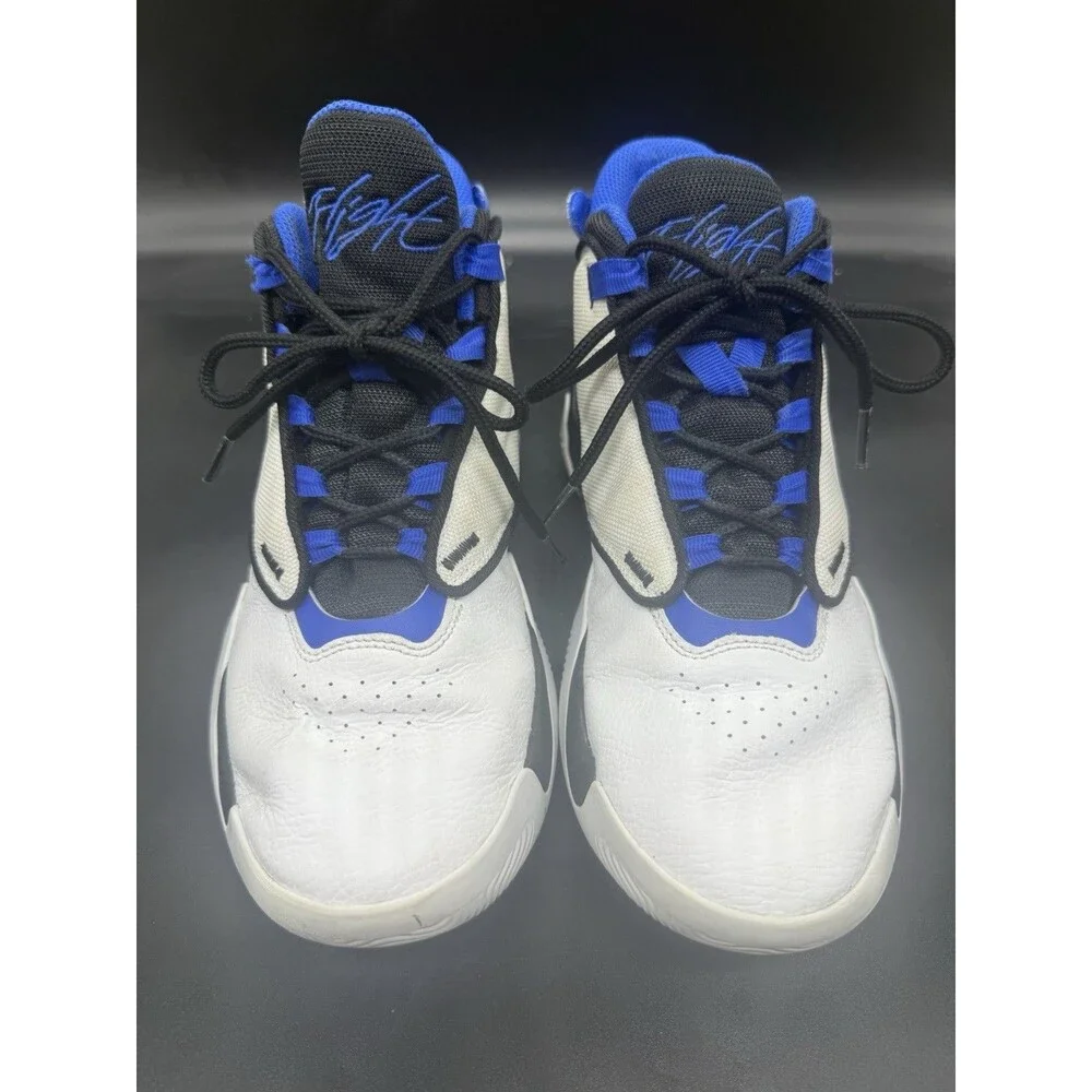 Nike Air Jordan Max Aura 4 DQ8404-104 Blue Black Basketball Sneakers Size 6.5Y